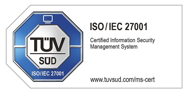 ISO/IEC 27001 certification mark